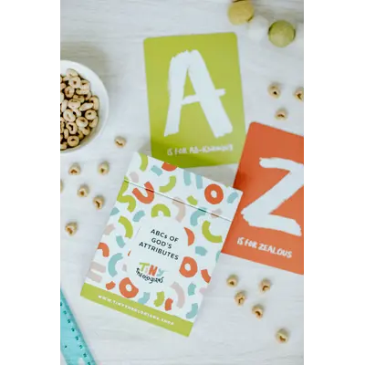 ABCs of God's Attributes card set — product image