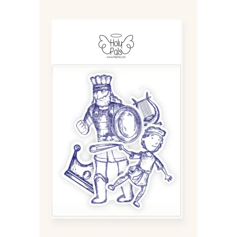 David & Goliath Stickers (4 Pack)