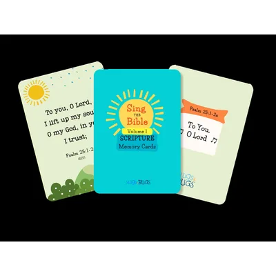 Sing the Bible Vol. 1 Scripture Memory Cards